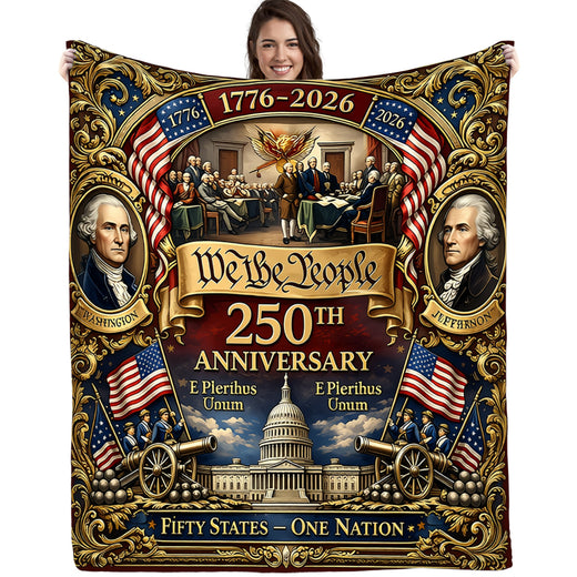 Flannel Commemorative Blanket for Home and Office Decor product image 2