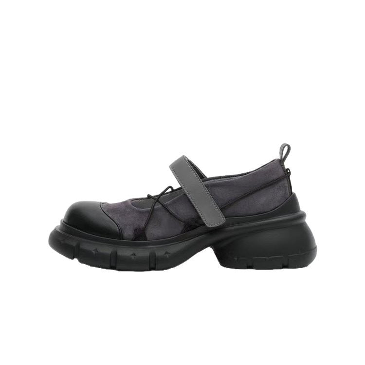 Velcro Platform Mary Jane Women Shoes