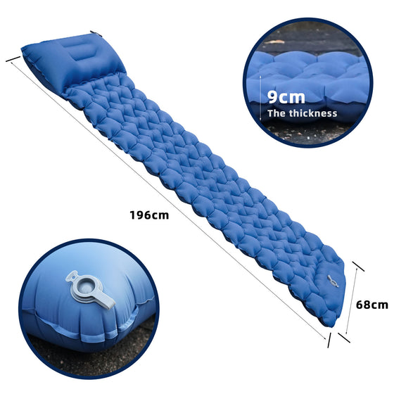 Portable Inflatable Mattress with Built-in Pump Camping Shelter & Sleep product image 1