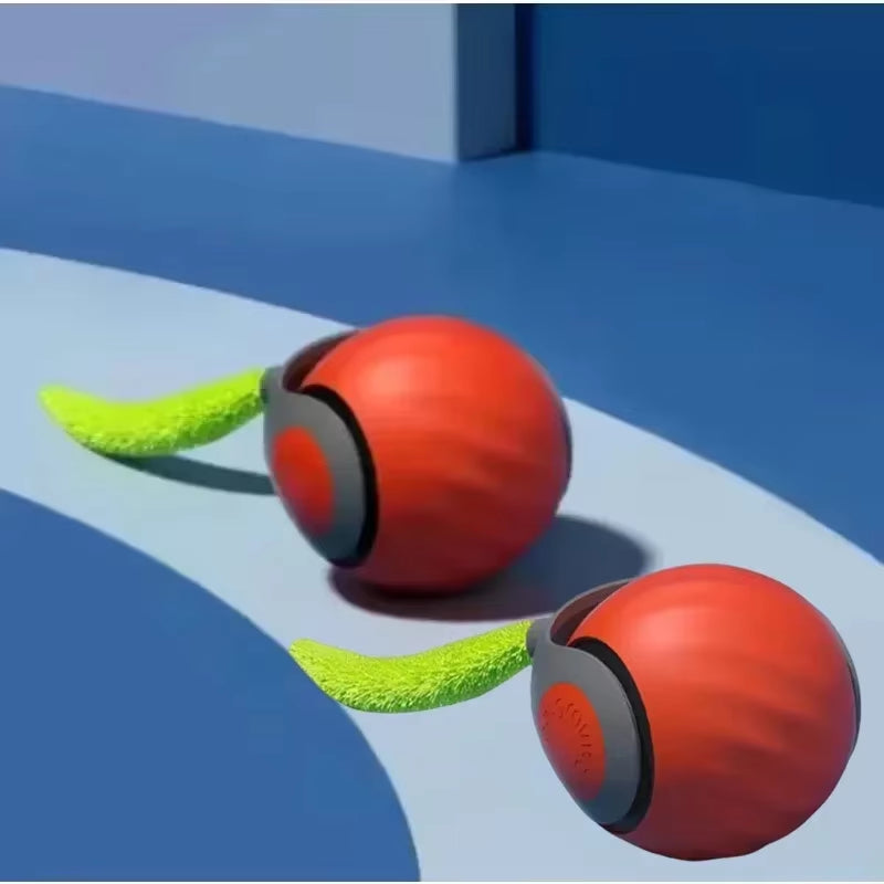 Interactive Cat Toys Ball Automatic Small Tail Rolling Ball Rechargeable Portable Pet Toys Pet Kittens Teaser Game Toys
