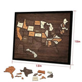 Wooden USA Map Puzzle
