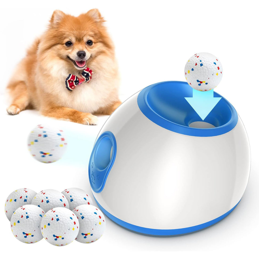 Adjustable Automatic Dog Ball Launcher Toy