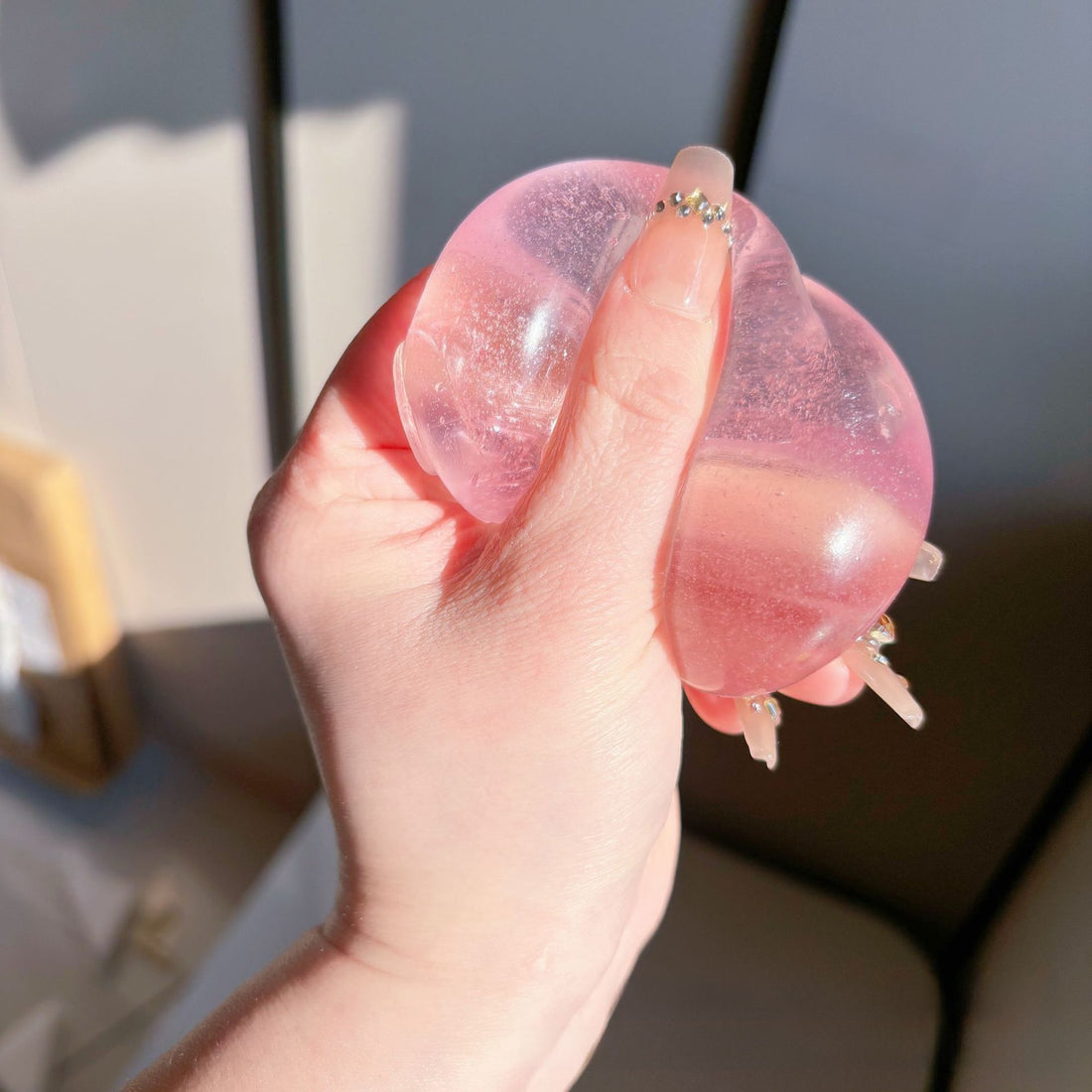 Handmade Maltose Squishy Slow Rising Stress Relief Ball Fruit Shaped Fidget Toy