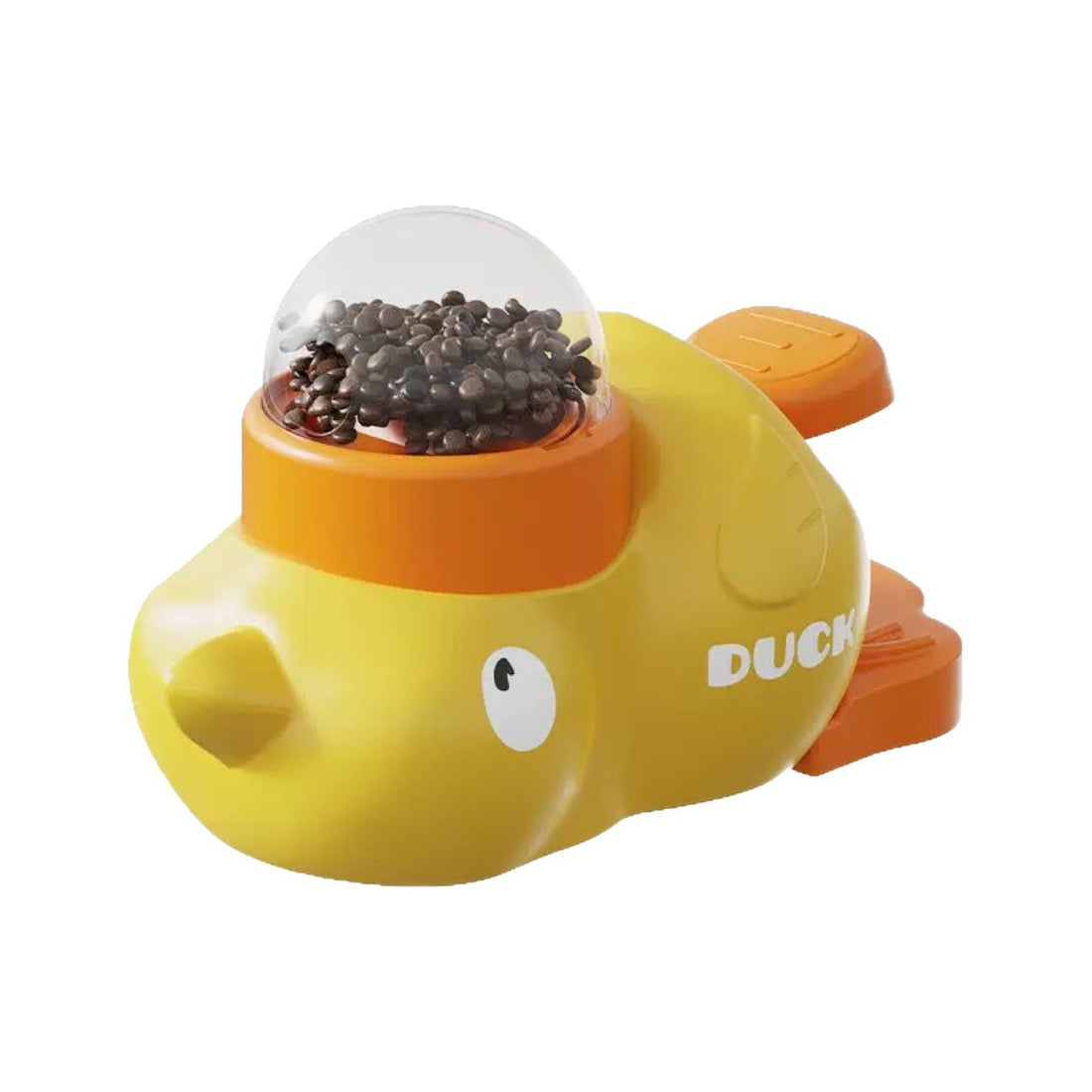 Interactive Duck Pet Food Dispenser Toy