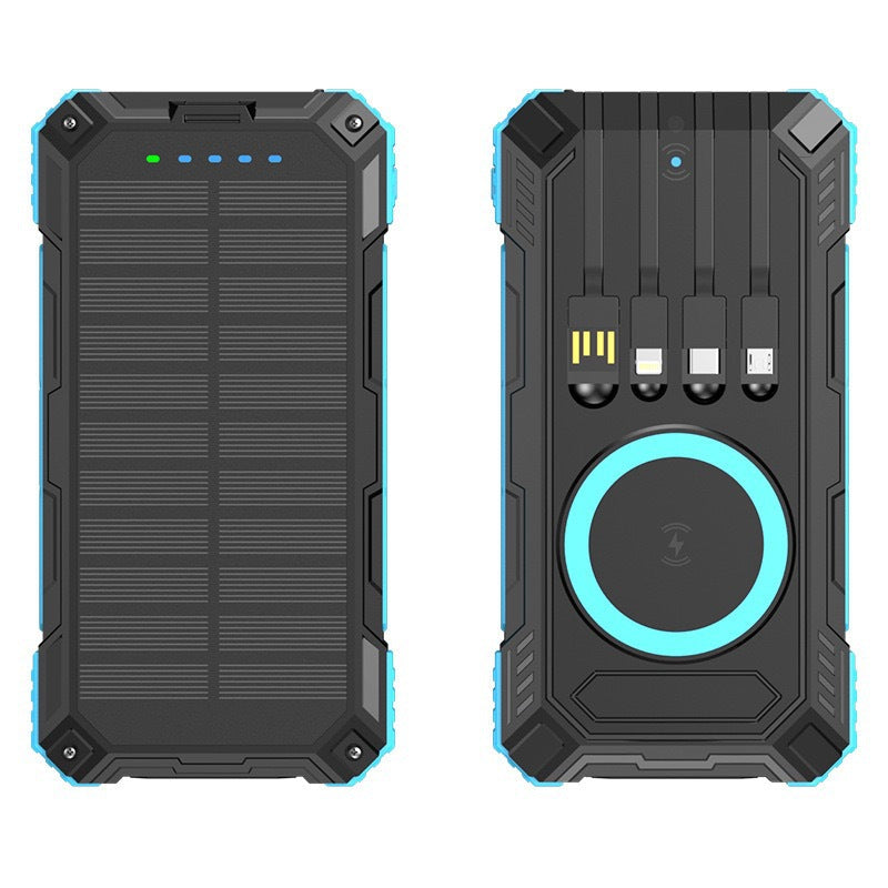 Fast charging comes with a wireless charging portable power bank