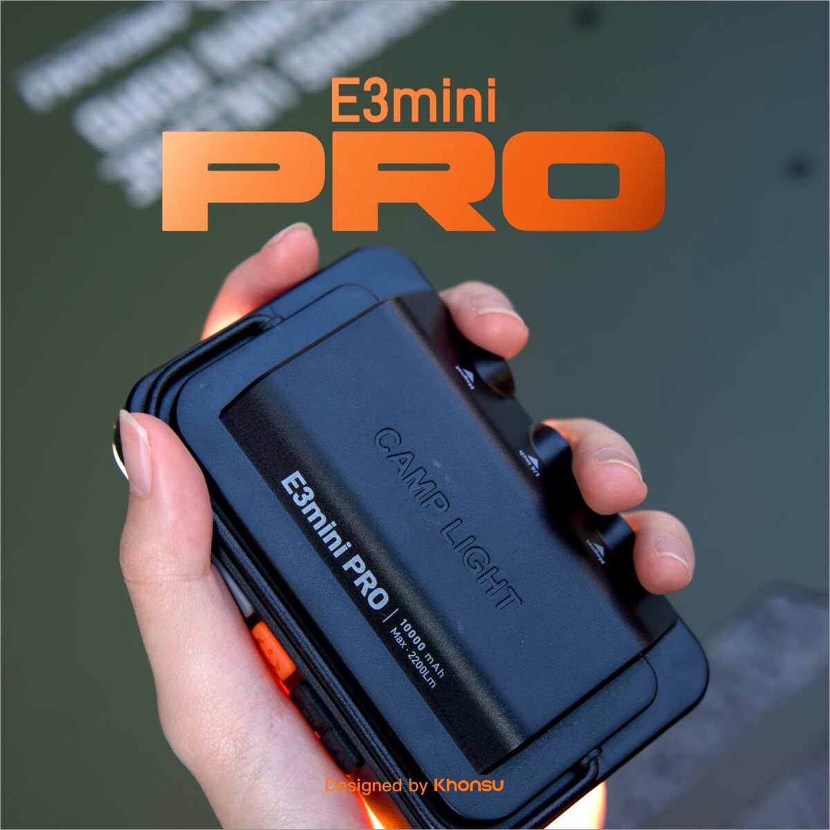 Khonsu E3Mini Pro Smart Card Camping Light