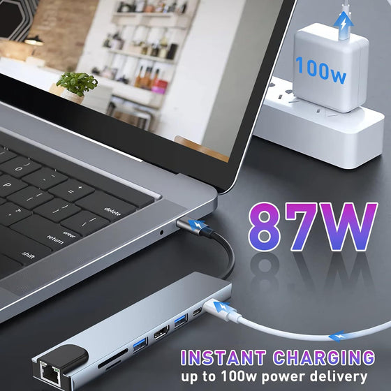 Type-C 8-in-1 Docking Station Gaming Electronics product image 2