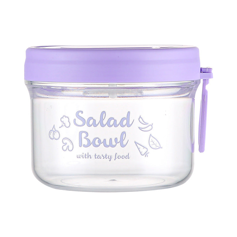 Transparent oatmeal Cup