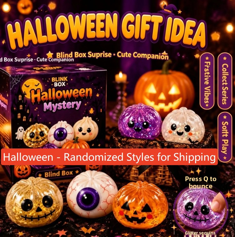 Halloween dumplings, scary buns, rebound stress-relieving toys