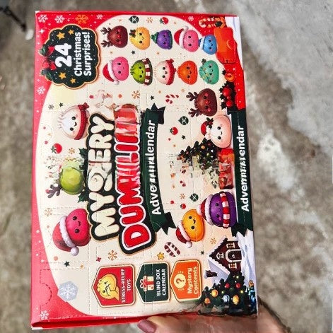 Christmas calendar puzzle box
