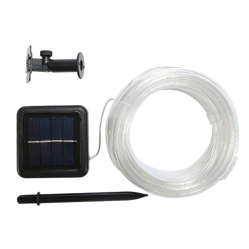 Solar Powered Outdoor LED String Lights with Remote Control