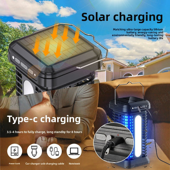 Solar Rechargeable Electric Mosquito Killer Lamp Pest & Animal Control product image 2