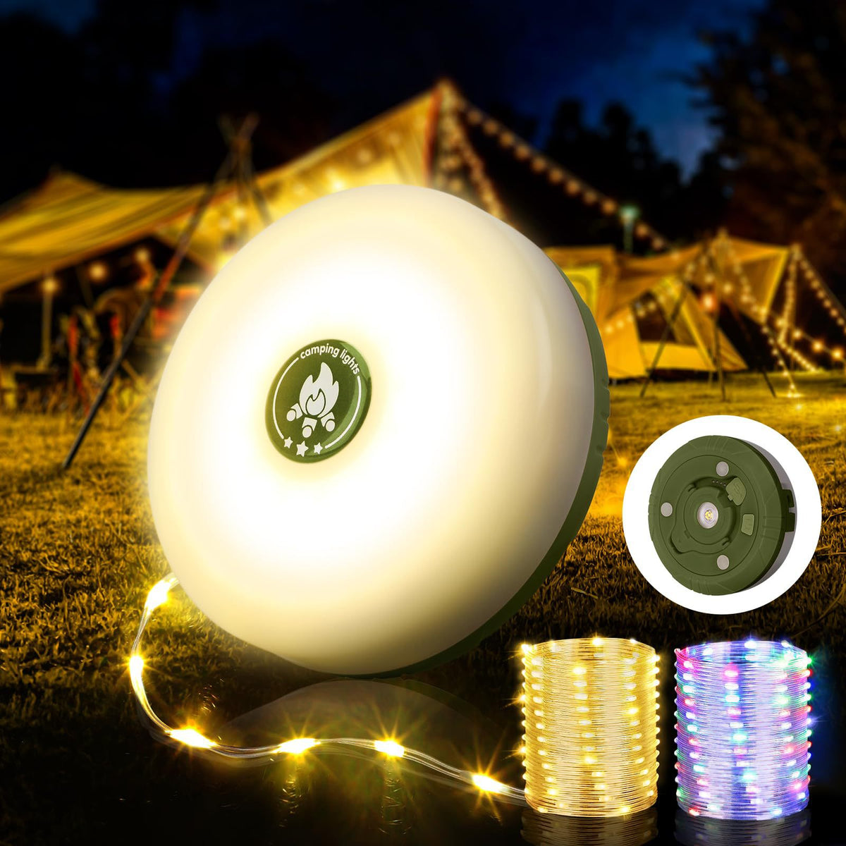 Outdoor LED camping lamp