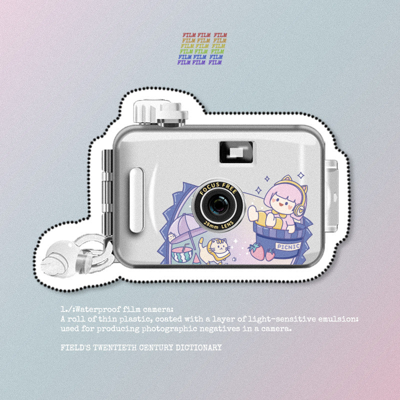 Retro Film Camera Vintage Style Point and Shoot