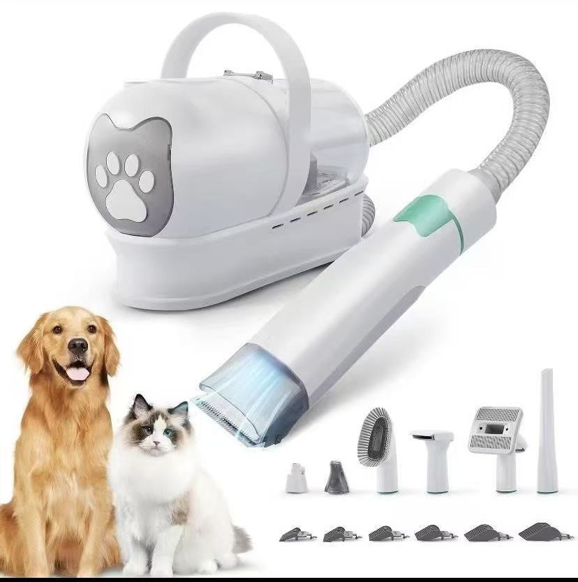 7-in-1 Pet Grooming Vacuum with Trimmer