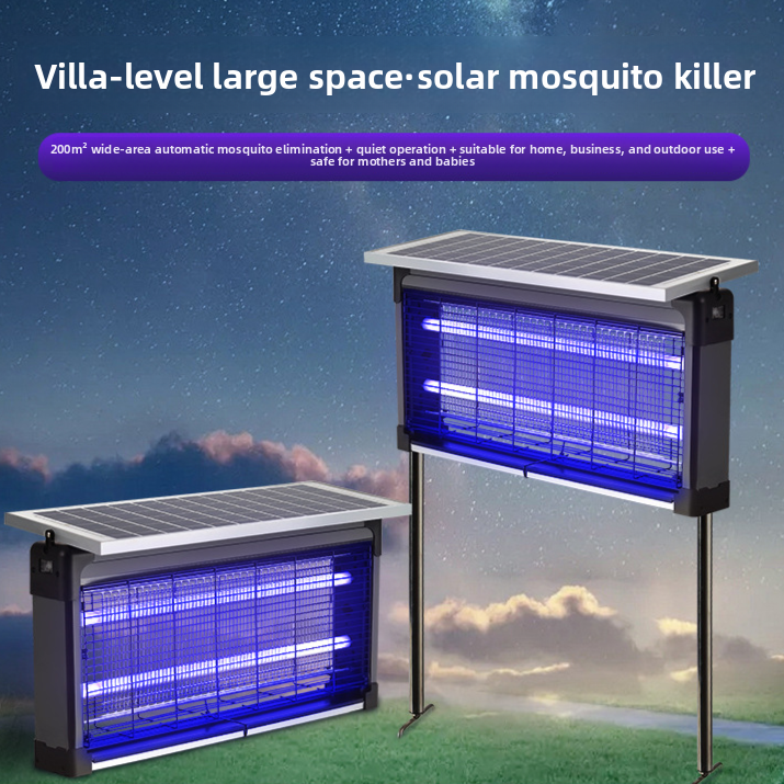 Solar Powered Outdoor Mosquito Killer Lamp