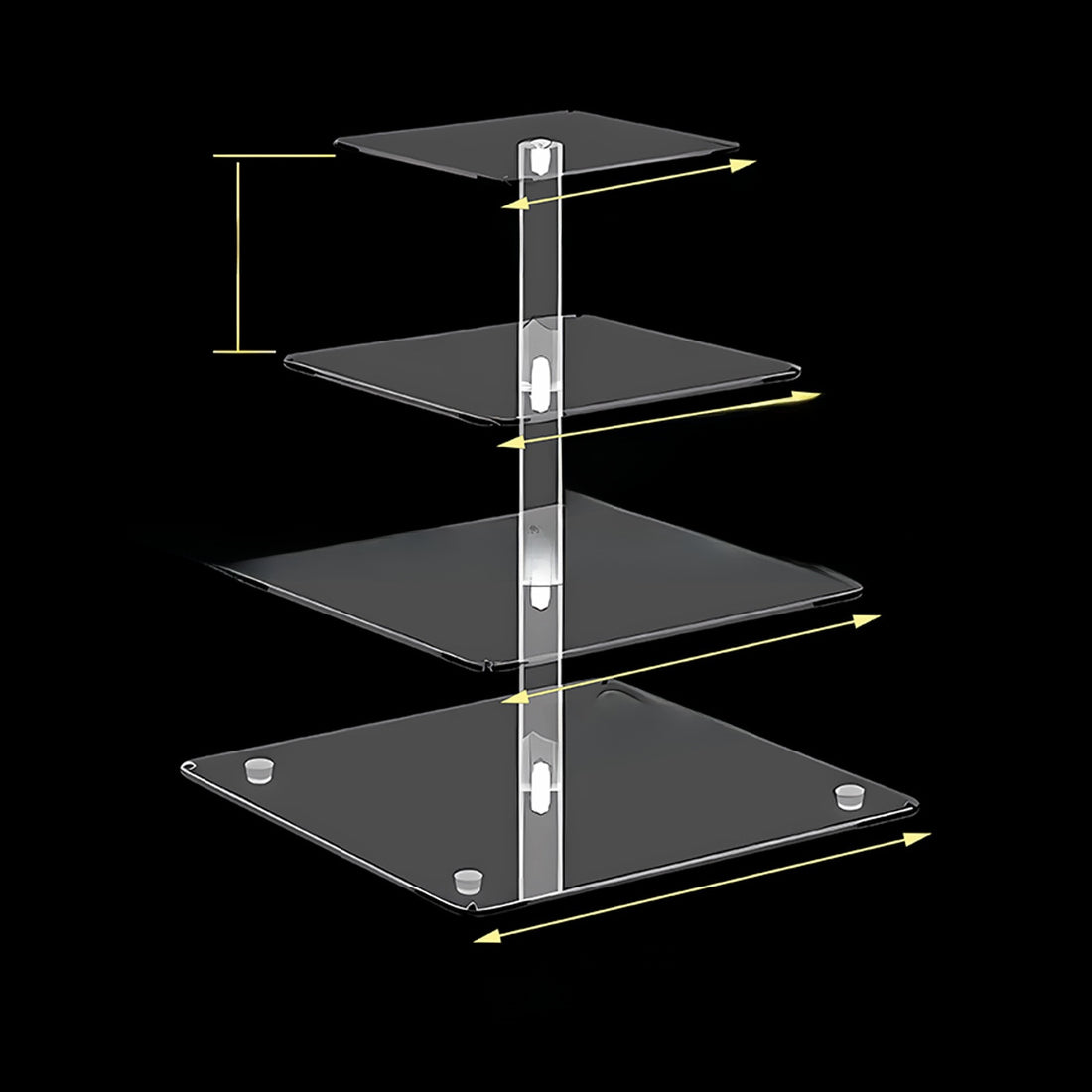 Acrylic cake stand