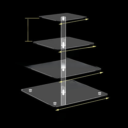 Acrylic cake stand