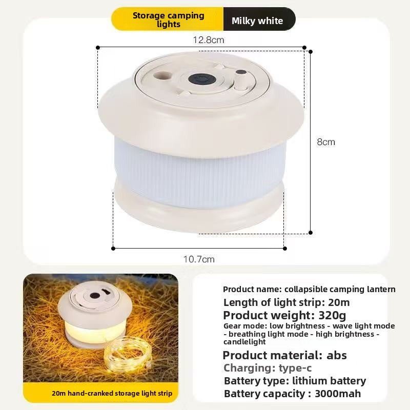 Waterproof USB Camping String Lights