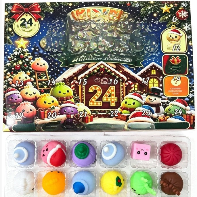 Christmas calendar puzzle box