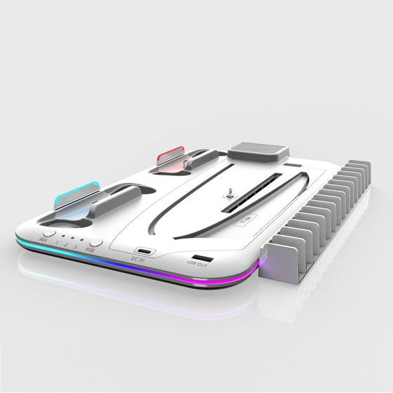 PS5 Cooling Base with Charging Stand and Storage Rack Gaming Electronics product image 6