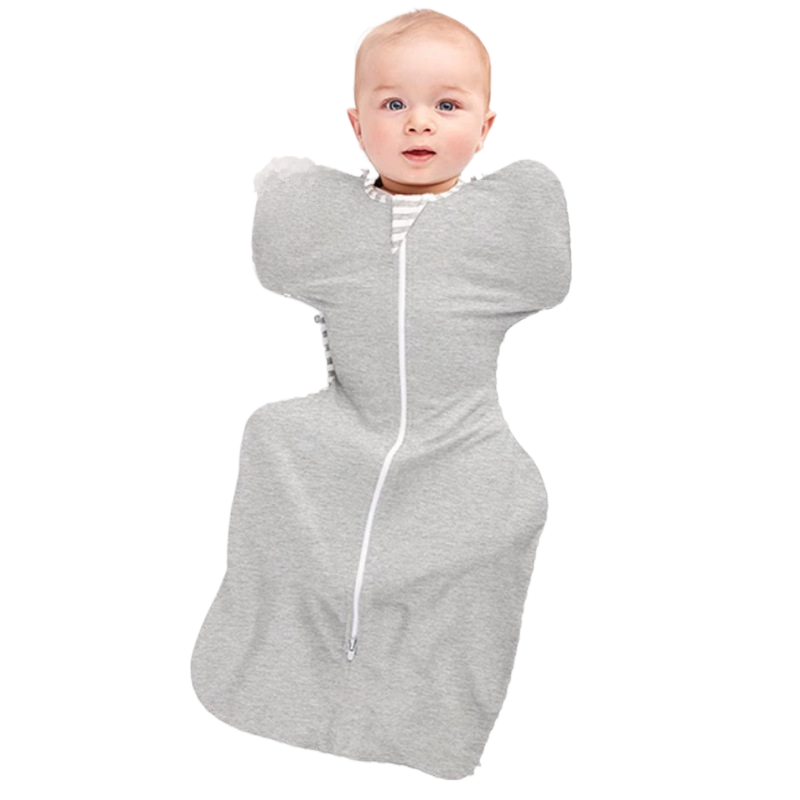 Infant sleep bag to prevent startled movements