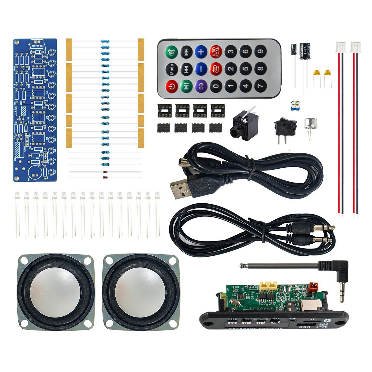 Dual Channel Bluetooth Speaker DIY Kit