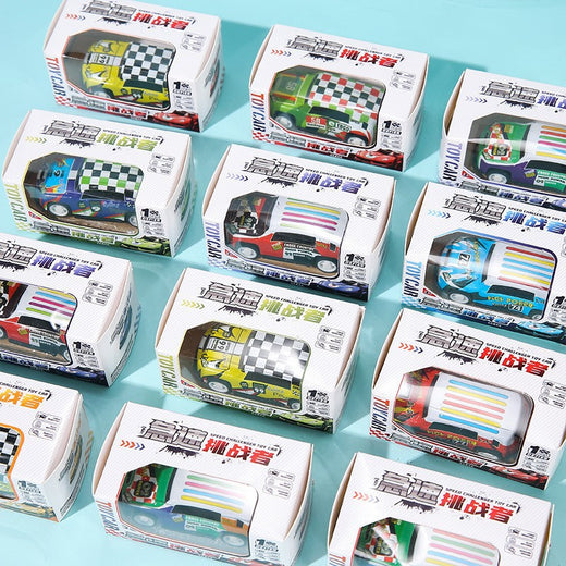 Tin Pull-Back Car Toy Boxed Tin Car Boy Kidsren's Educational Small Gift Kindergarten Whole Class Gift product image 2