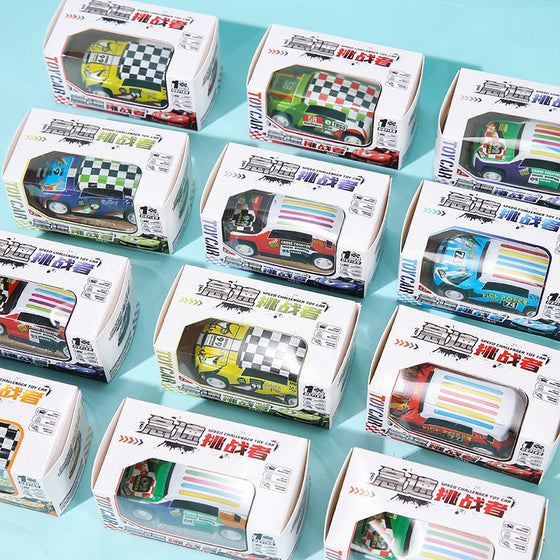 Tin Pull-Back Car Toy Boxed Tin Car Boy Kidsren's Educational Small Gift Kindergarten Whole Class Gift product image 2