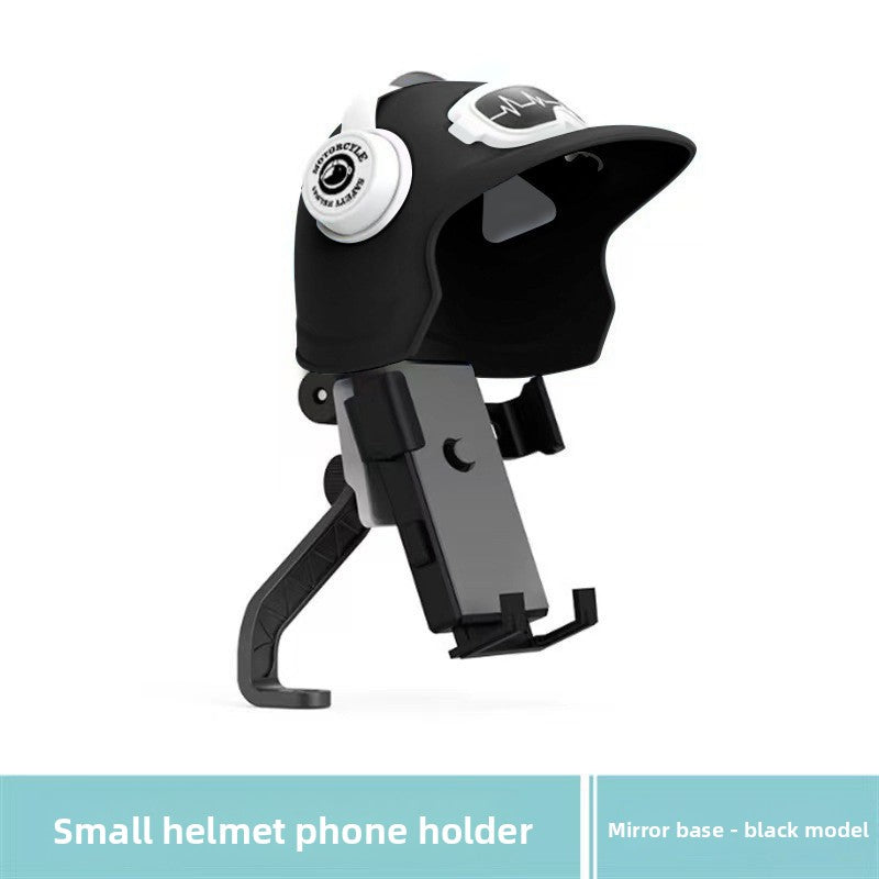 Universal Motorcycle Phone Mount with Helmet Bracket