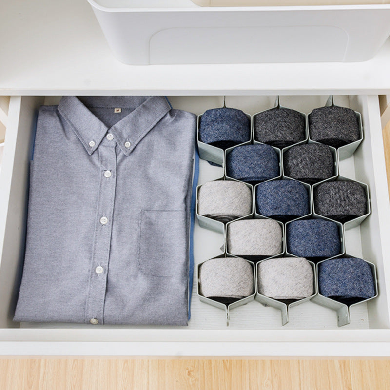 Honeycomb Drawer Organizer for Socks and Miscellaneous - Image 3