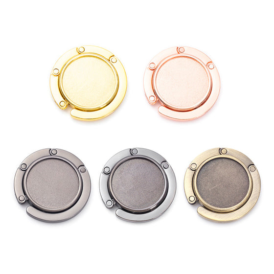 Circular folding bag holder