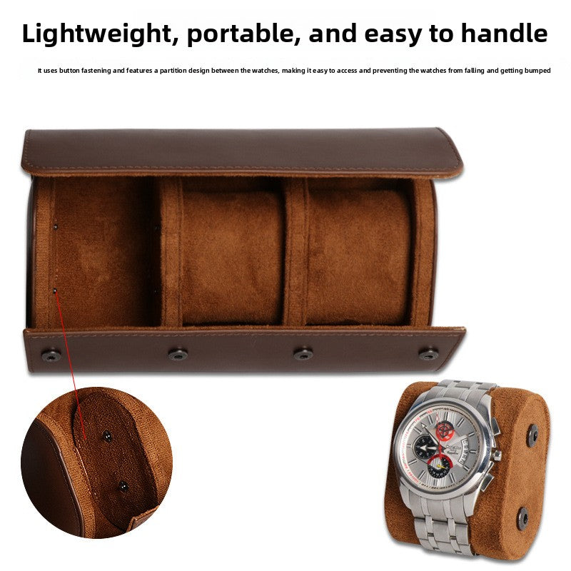 PU Leather Watch Storage Box