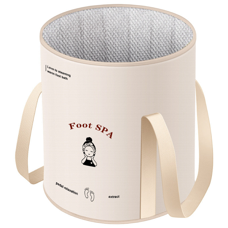 Foldable Portable Foot Soaking Bucket with Heat Preservation