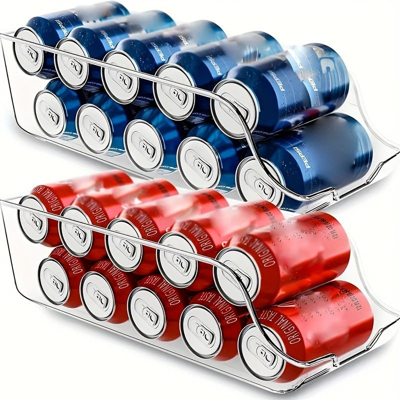 Refrigerator storage box for household use, transparent in color