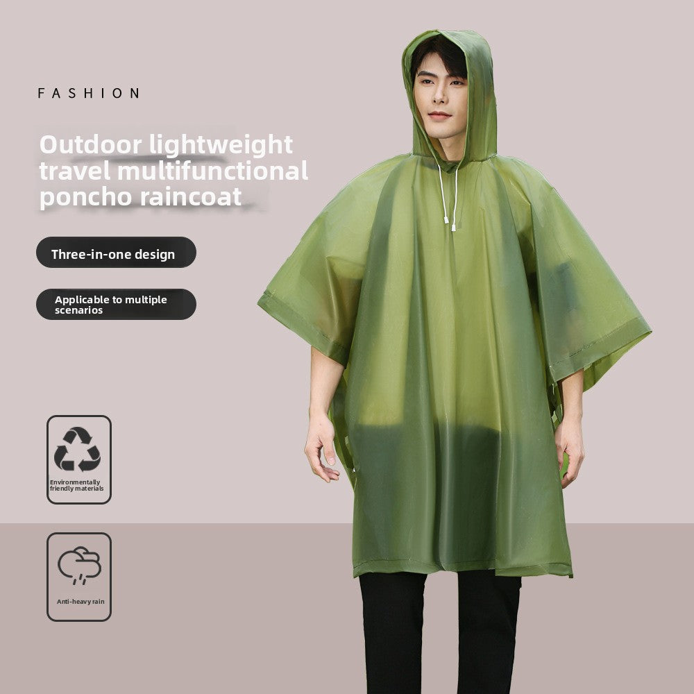 Multifunctional Outdoor Rain Poncho