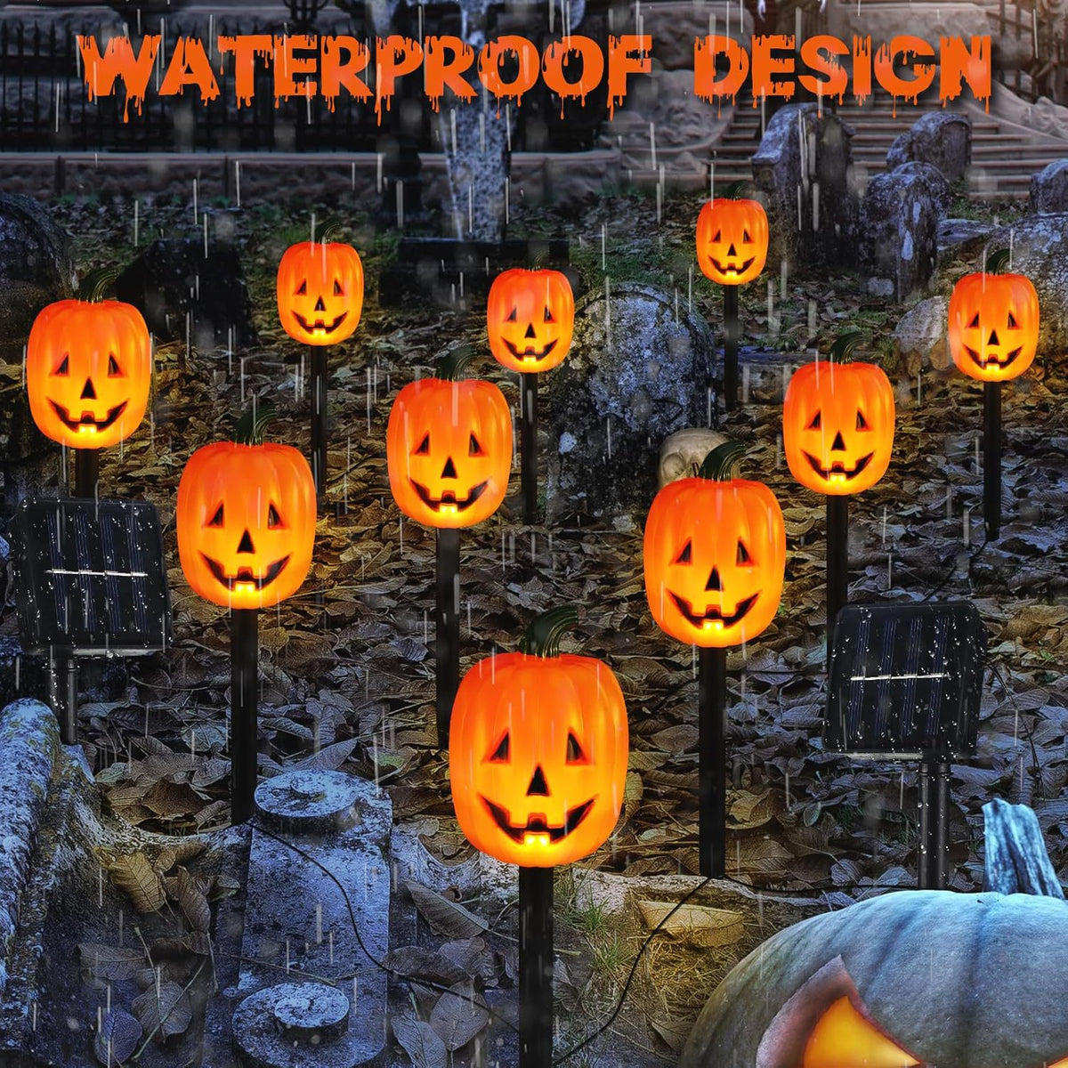 Halloween Pumpkin Light String
