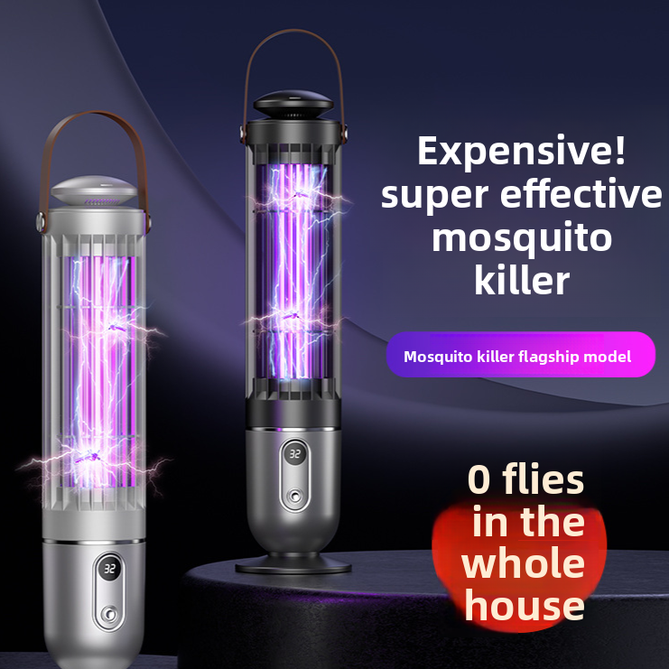 USB Rechargeable Mosquito Killer Lamp with Electric Shock