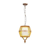 Outdoor solar-powered pendant light