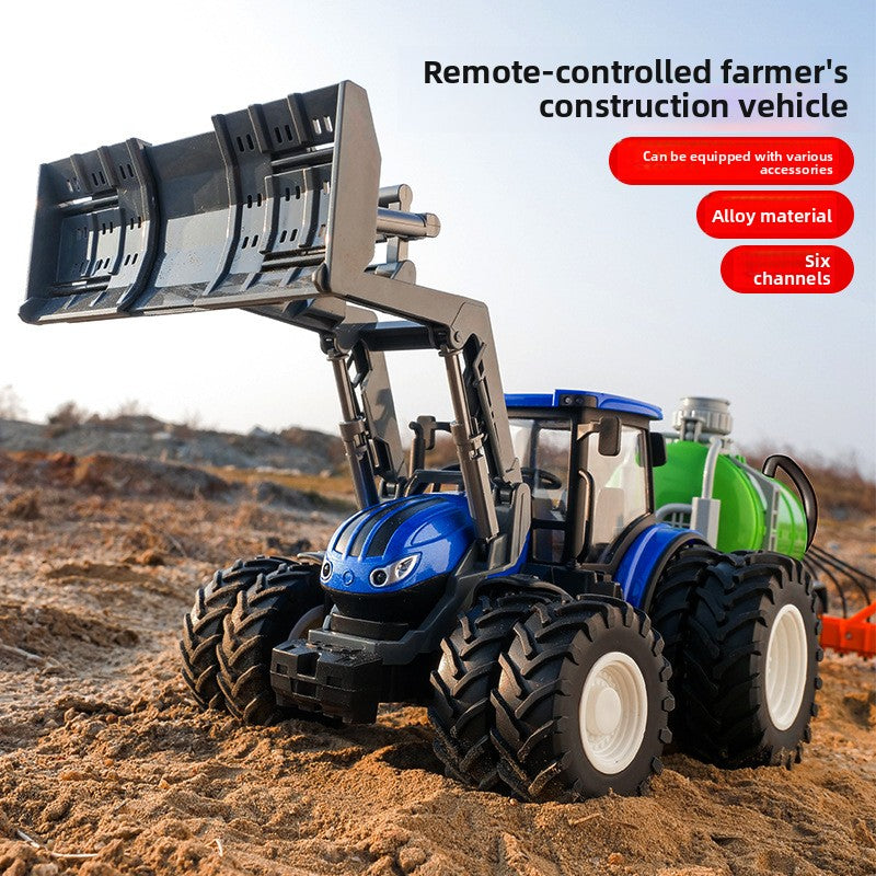 Alloy Remote Control Farm Tractor Toy