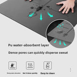 Professional Non-Slip Rubber Yoga Mat with Laser Lines