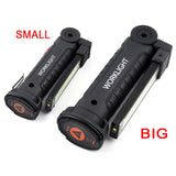 Magnetic foldable rechargeable work lamp