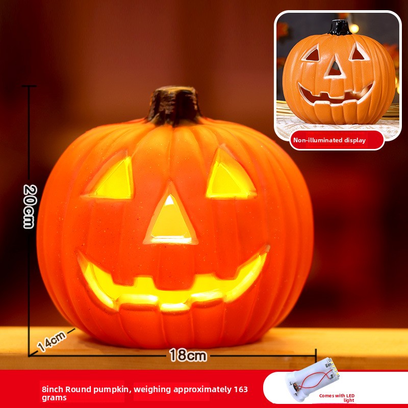 Glowing Halloween Pumpkin Lantern