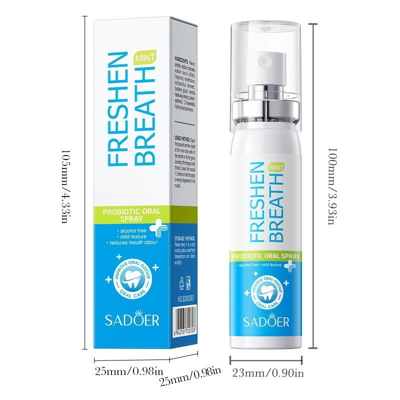 Probiotic oral spray