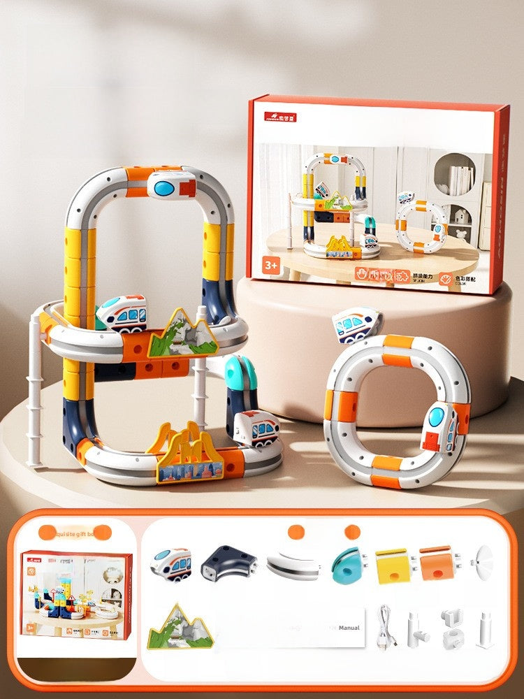 Magnetic Rail Track Building Toy Set product image 6