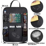 Seatback organizer cup holder detail