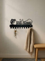 Black Metal Wall Hook Decorative Organizer for Home