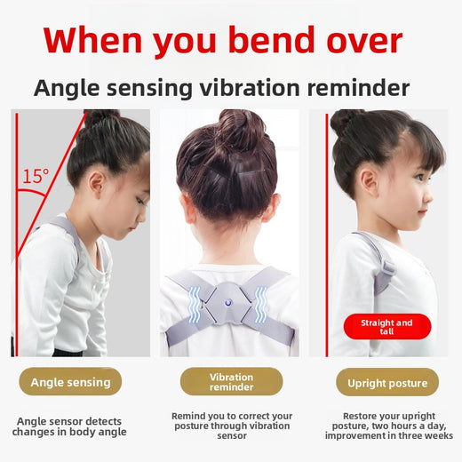 Intelligent Posture Corrector with LCD Display
