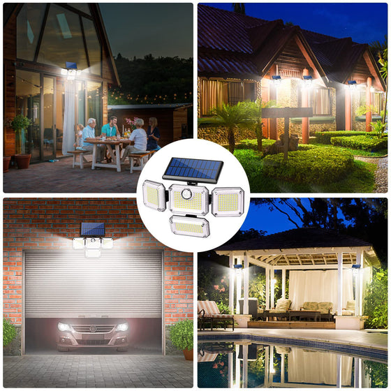 Solar Powered Motion Sensor Outdoor Wall Light Outdoor & Pond Lighting product image 4