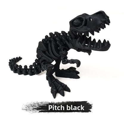 3D Printed Tyrannosaurus Rex Dinosaur Skeleton Craft Toy